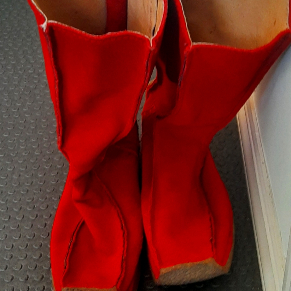 Suede Fluevog Boots